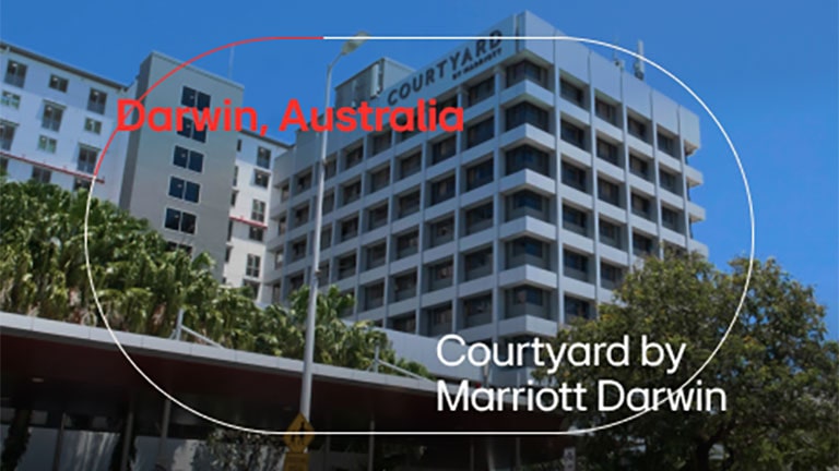 How LG Pro:Centric Cloud Delivers Smart In-Room Entertainment at Courtyard by Marriott Darwin