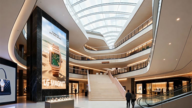 LG Electronics Unveils New LG MAGNIT Micro LED Display at ISE 2026