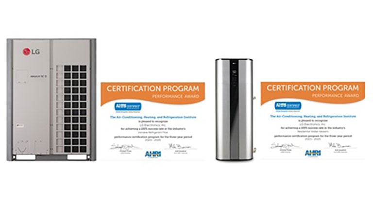 LG Electronics Earns AHRI Performance Award for High-Performance HVAC Solutions