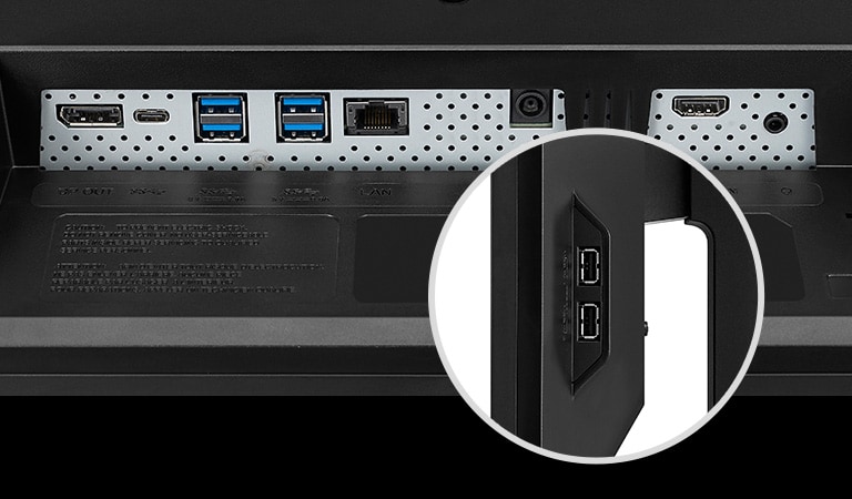 Various Interface : DisplayPort, USB Type-C™, USB 3.0, Gigabit Ethernet, HDMI, Headphone, USB 2.0
