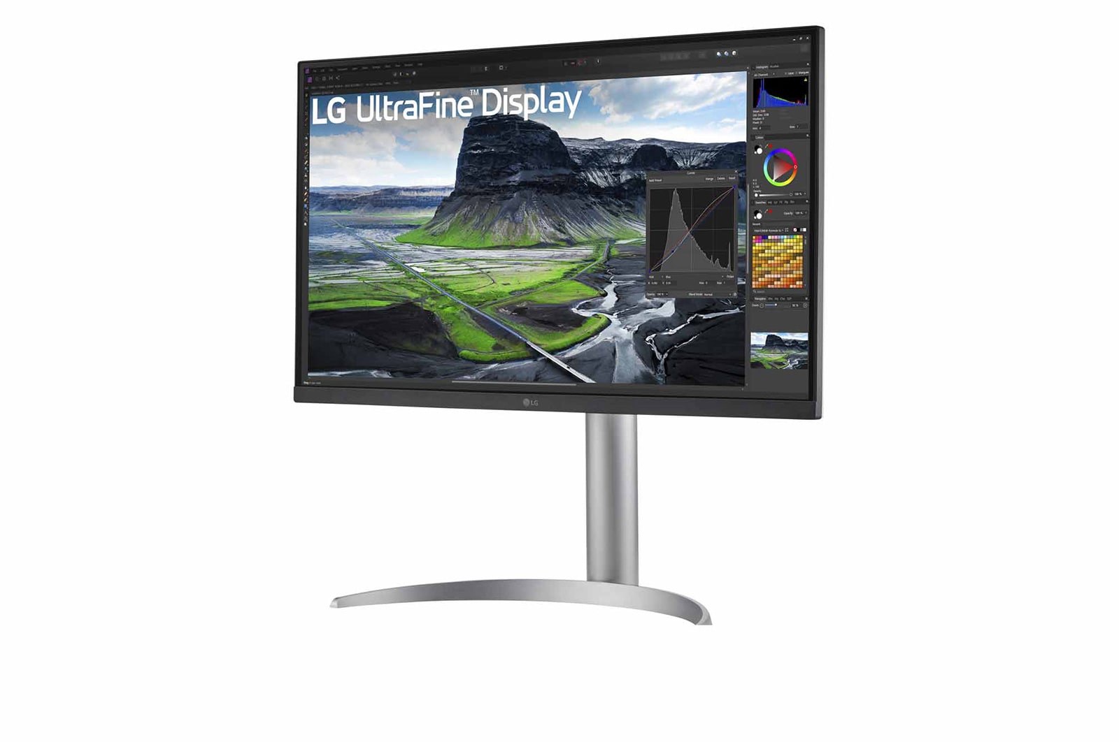 LG 27” UHD 4K Nano IPS Black Display with 2000:1 Contrast Ratio, 27UQ850-W