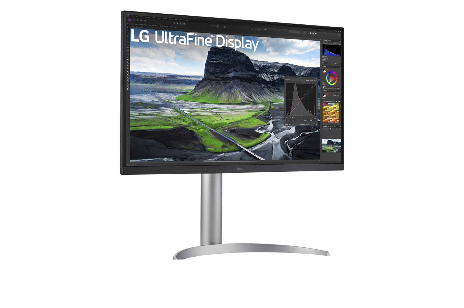 LG 27” UHD 4K Nano IPS Black Display with 2000:1 Contrast Ratio, 27UQ850-W