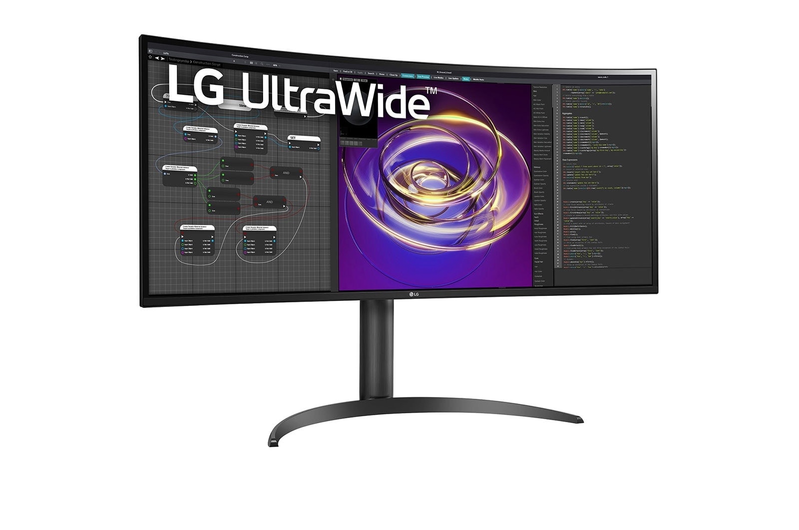 LG 34" 21:9 Curved UltraWide™ QHD (3440 x 1440) Monitor, 34WP85CN-B