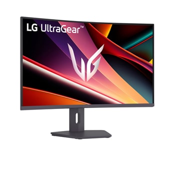 front view of the monitor with the stand down