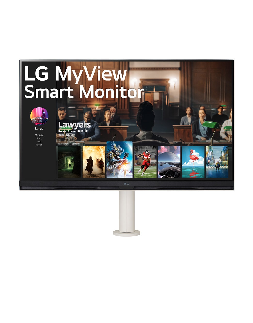 LG SMART Monitor 32SQ780S 32インチ mnt_smart-32sq780s-mobilezoom-