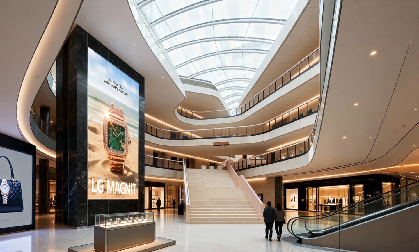 LG Electronics unveils new LG MAGNIT micro LED display at ISE 2026