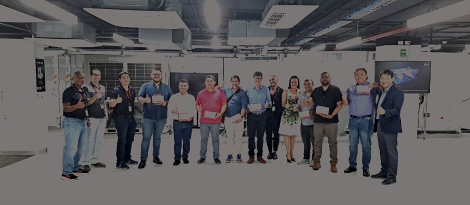 Visita de clientes LG Chile al Nuevo Centro de Negocios LG de Latinoamérica