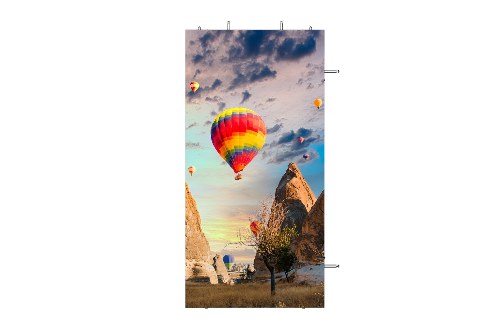 Front view of Pantalla LED orientada a la ventana LWBC039-GD
