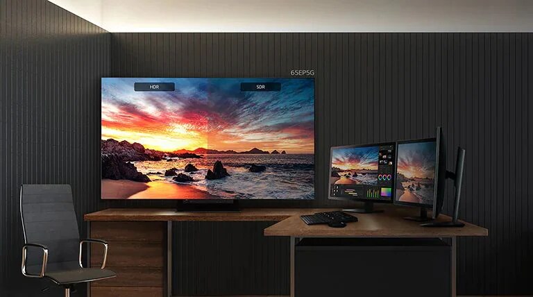 OLED versátil con precisión de colores, personalizada para adaptarse a tus necesidades