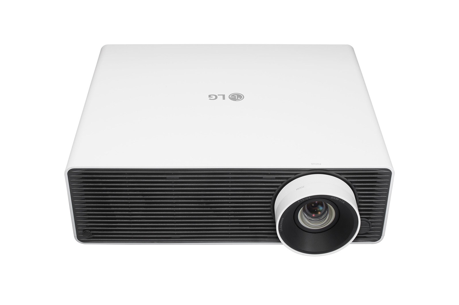 Top view with projector lens