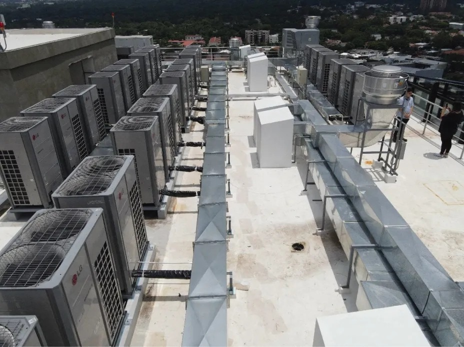 Tecnología VRF Multi V 5 y gestión inteligente BMS