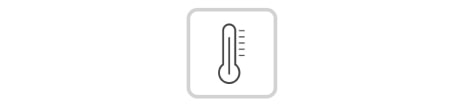 Hay un termómetro y, a la derecha, una escala que indica la temperatura.