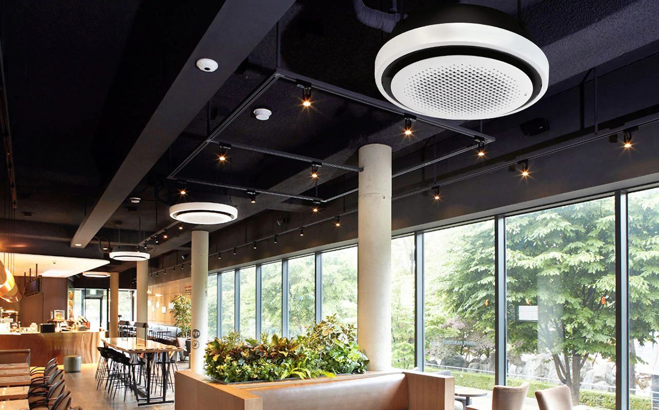 Round Cassette installed in a café