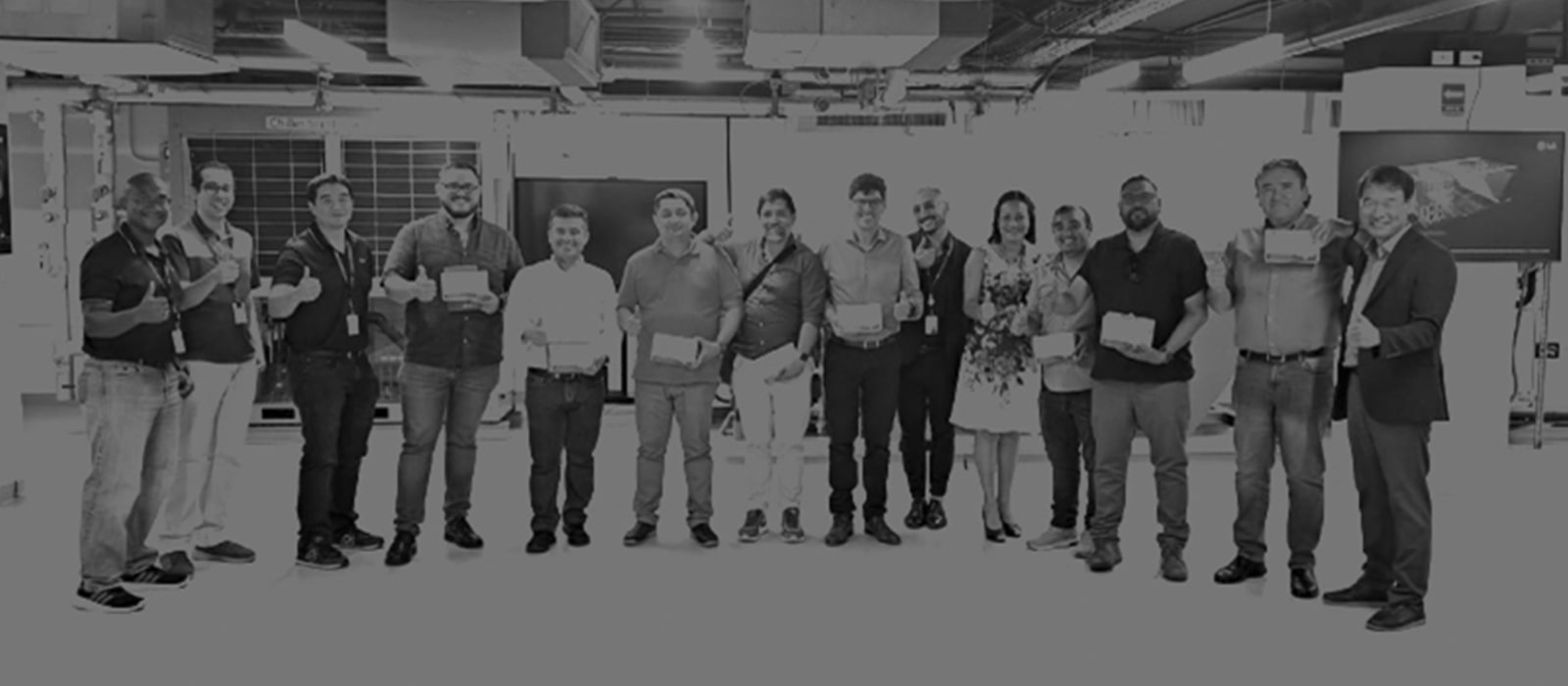 Visita de clientes LG Chile al Nuevo Centro de Negocios LG de Latinoamérica