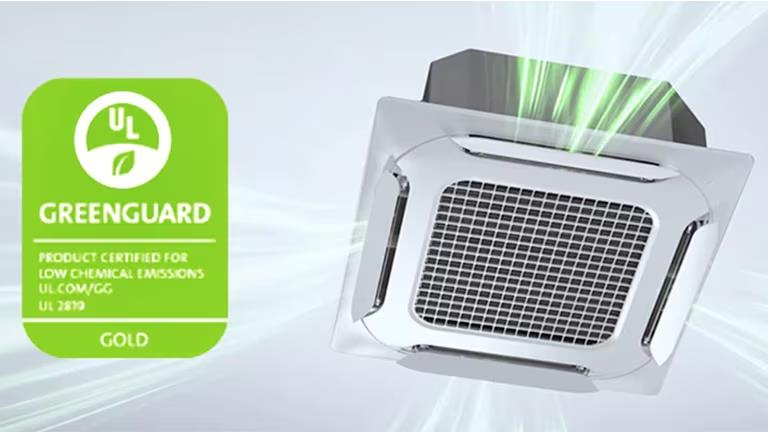 El LG DUAL Vane Cassette logra el GREENGUARD Gold