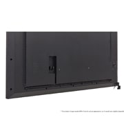 Close-up image of bottom left corner (* The product image would differ from its actual appearance, as it would vary slightly depending on each inch option.)