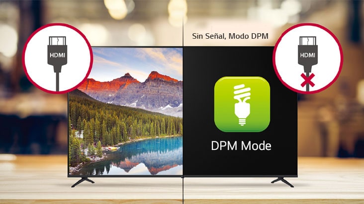 Modo DPM: encendido automático con señal y apagado al no detectar fuente.