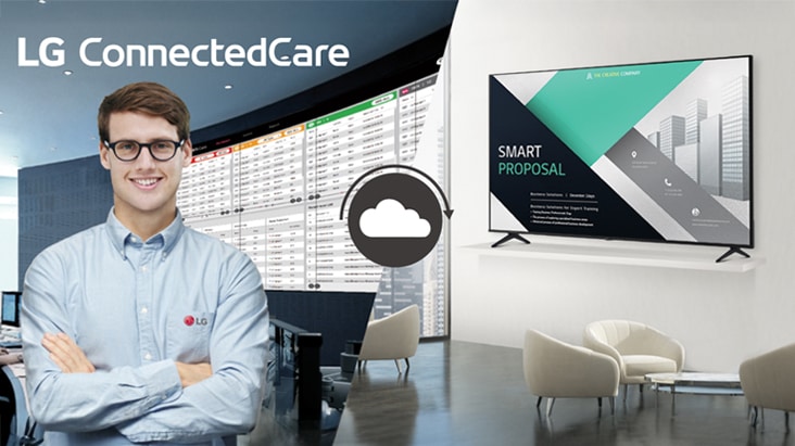 Supervisión remota mediante la plataforma en la nube LG ConnectedCare.