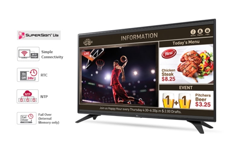 LG SUPERSIGN TV 32" 32LW540S , 32LW540S