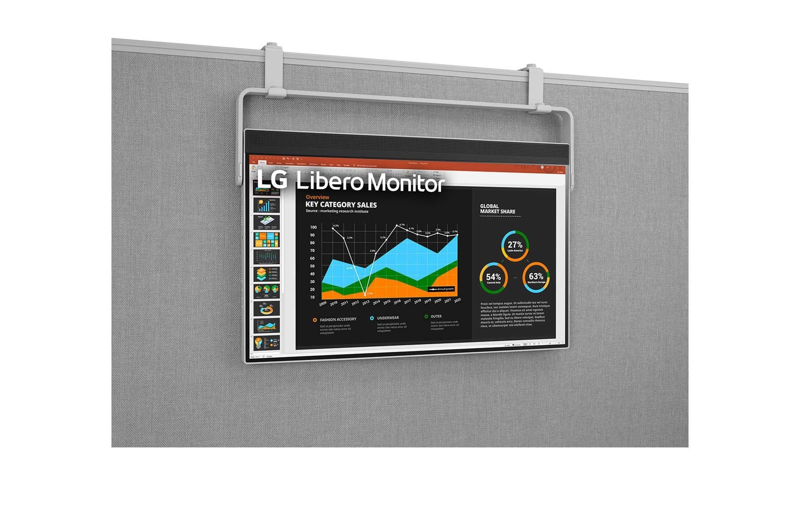 LG Monitor Libero QHD de 27 pulgadas con Cámara Web Full HD Desmontable, 27BQ70QC-S