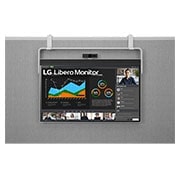 LG Monitor Libero QHD de 27 pulgadas con Cámara Web Full HD Desmontable, 27BQ70QC-S