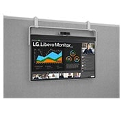LG Monitor Libero QHD de 27 pulgadas con Cámara Web Full HD Desmontable, 27BQ70QC-S