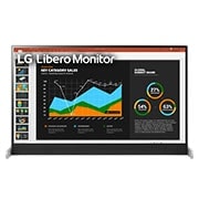 LG Monitor Libero QHD de 27 pulgadas con Cámara Web Full HD Desmontable, 27BQ70QC-S