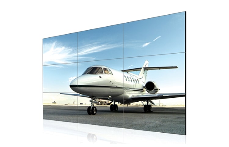 LG 55LV77A Monitor LED de 55" con un bisel ultra delgado(3.5mm) para Videowall , 55LV77A