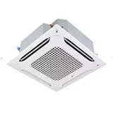 LG Deckenkassette, quadratische Form, wird angezeigt. 