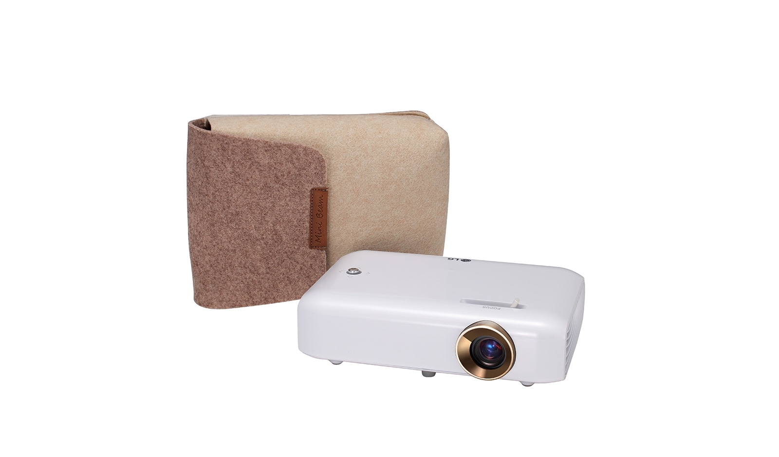 LG Ultra Portabler LED Projektor mit integriertem Akku und 720p HD Auflösung 1280 x 720, PH550G