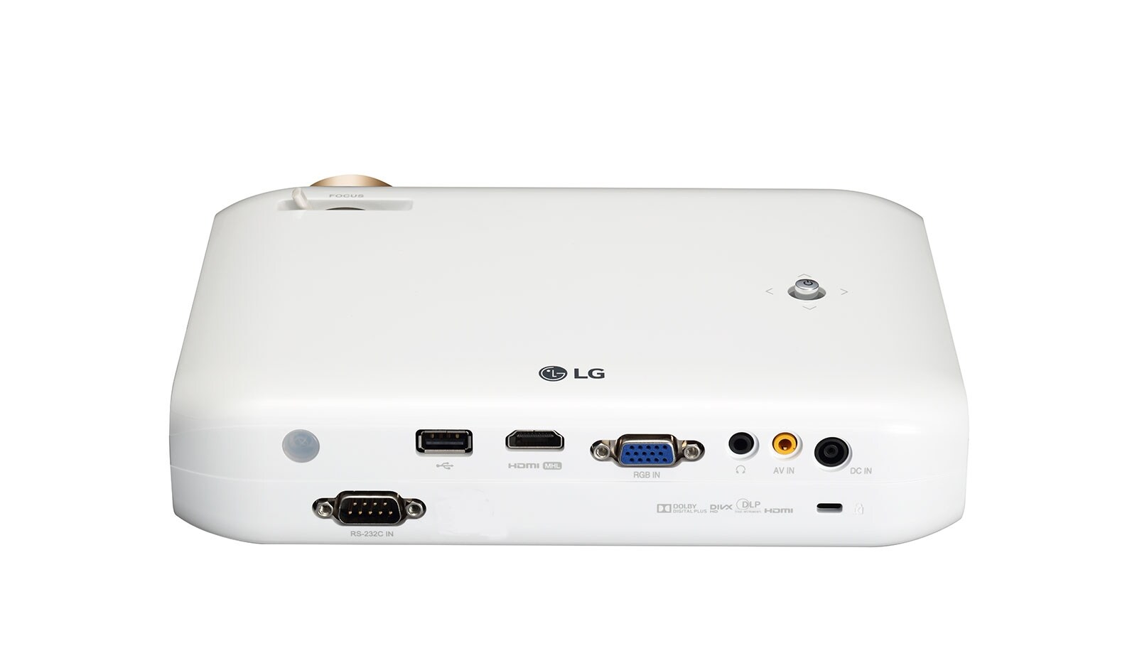 LG Portabler LED Projektor mit hoher Leuchtleistung und WXGA Auflösung 1280 x 800, PW1500G