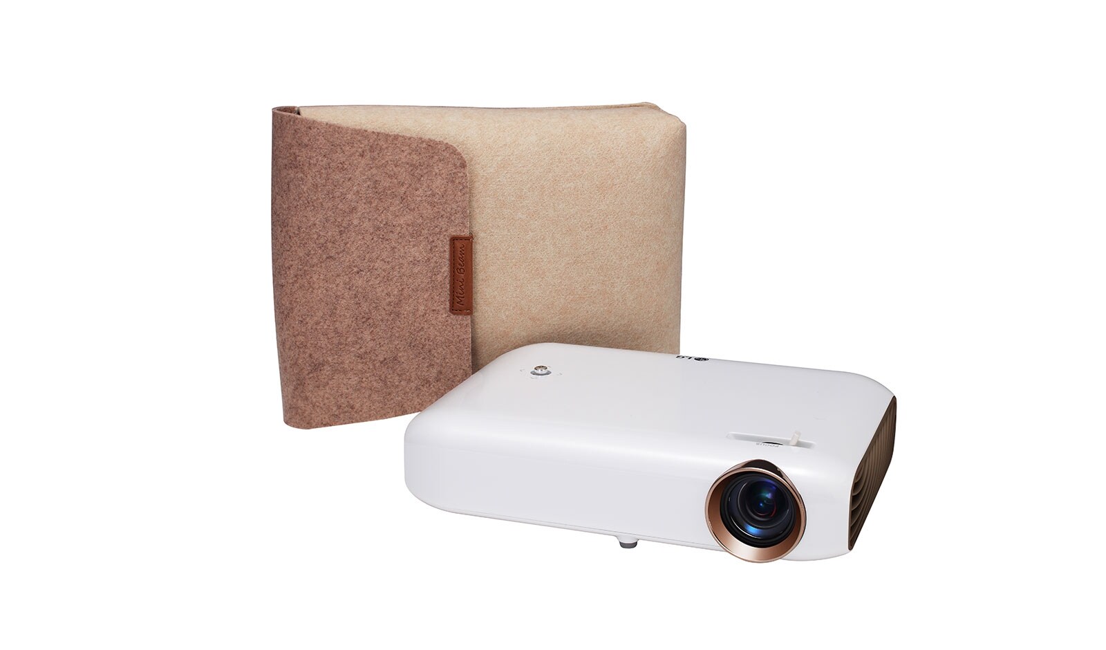 LG Portabler LED Projektor mit hoher Leuchtleistung und WXGA Auflösung 1280 x 800, PW1500G