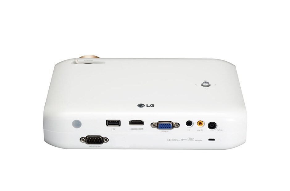 LG Portabler LED Projektor mit hoher Leuchtleistung und WXGA Auflösung 1280 x 800, PW1500G
