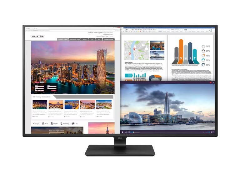 LG 43" Ultra HD 4K Monitor, 43UD79-B