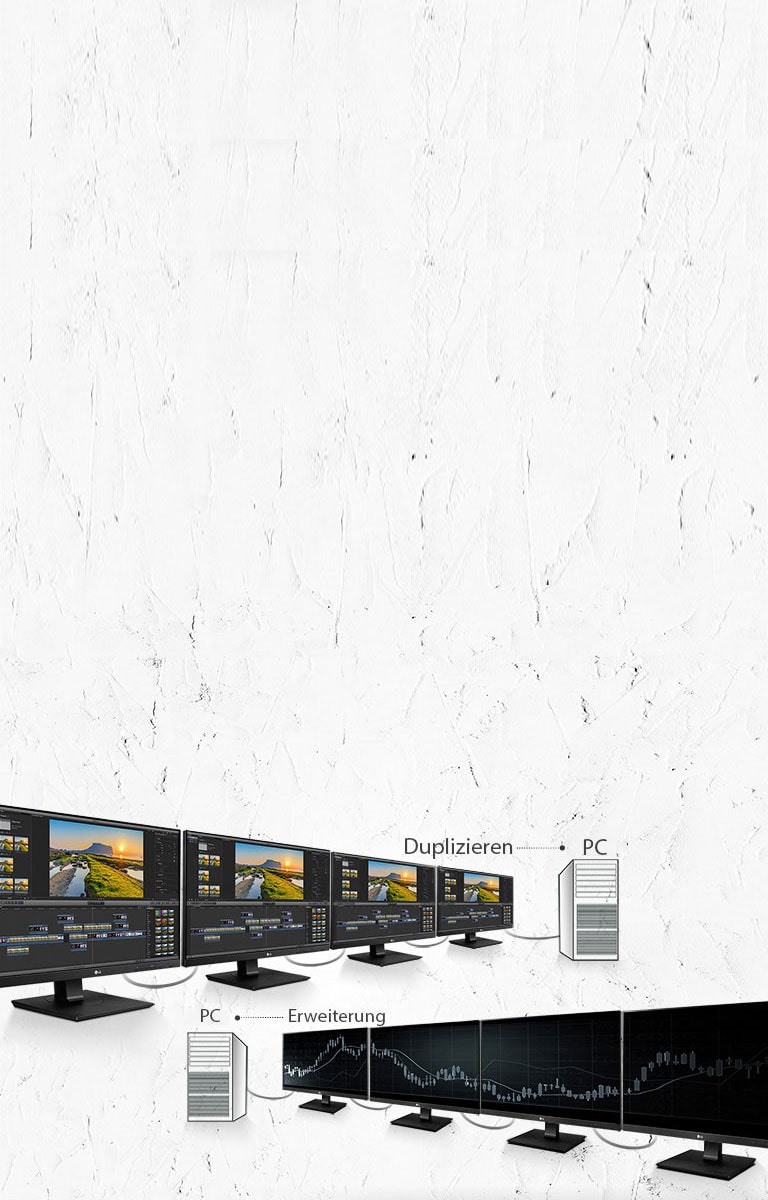 Bildschirm einfach erweitern mit Daisy Chain