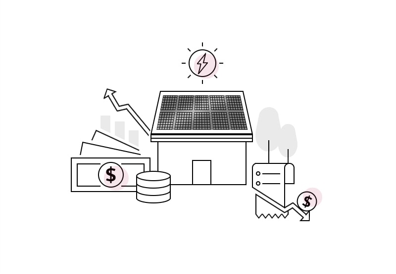 Ein Haushalt mit LG Home Energy Package, der wirtschaftliche Vorteile erfährt.
