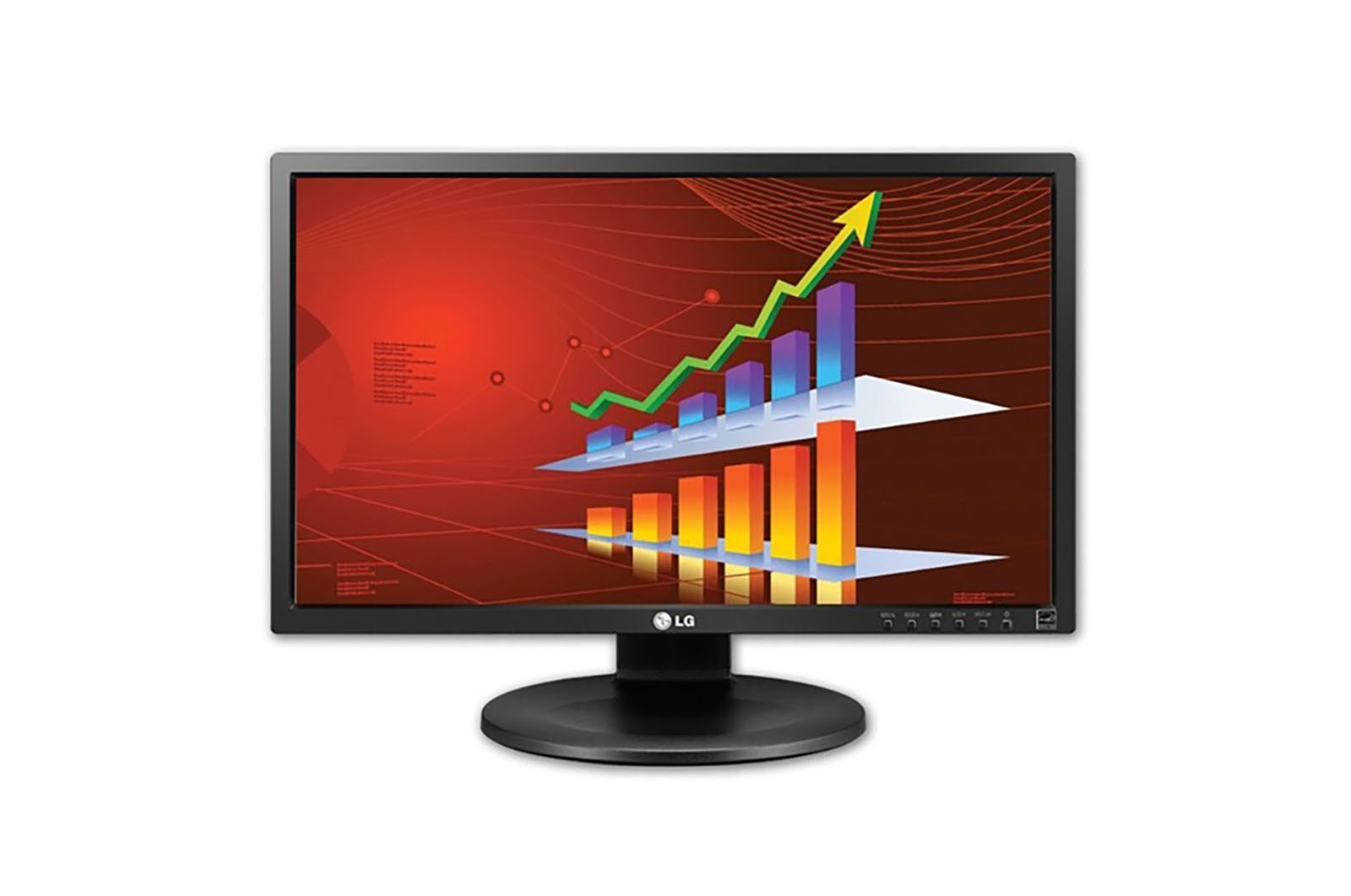 LG LED-Business-Monitor mit 54,61 cm (21,5 Zoll) FHD Bildschirmdiagonale und LED-Backlight-Technologie im 16:9-Format, 22MB35PU-B