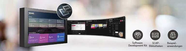 Eine Reihe von Aufgaben, die gleichzeitig erledigt werden können, lassen sich über die Web-OS-Plattform leicht organisieren.