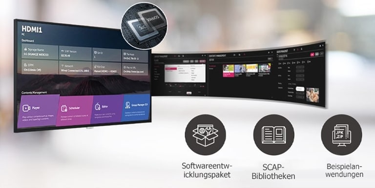 Mit der intuitiven GUI können mehrere Aufgaben gleichzeitig erledigt werden.