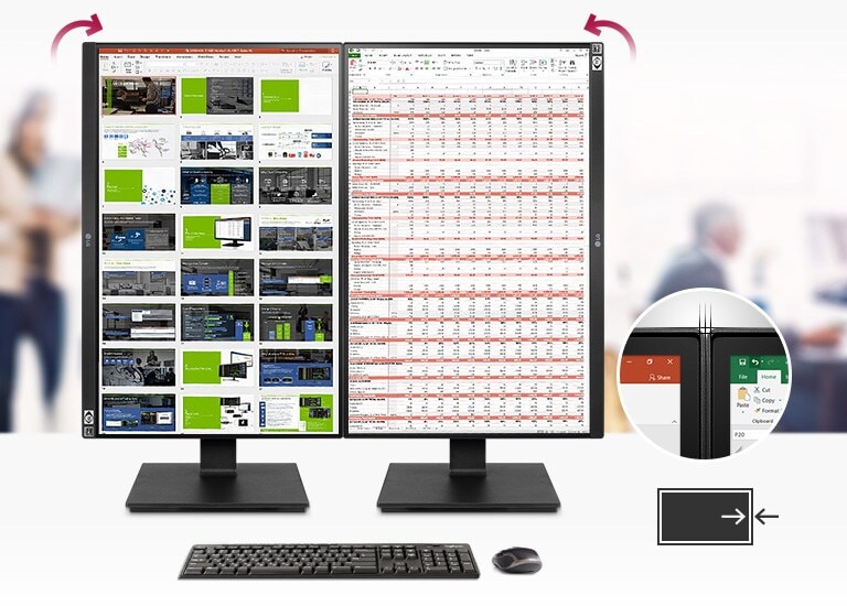 Nahezu randloses Design