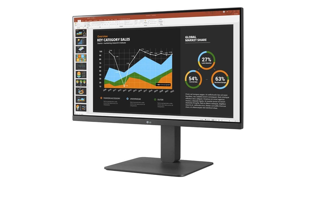 LG 23,8-Zoll (1920 x 1080) IPS-Monitor mit Full HD und USB Typ-C™, 24BR650B-C
