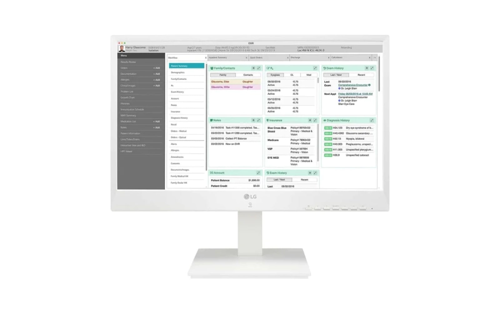 LG All-in-One Thin Client mit 24 Zoll und Full HD für das Gesundheitswesen, 24CN670N-6N
