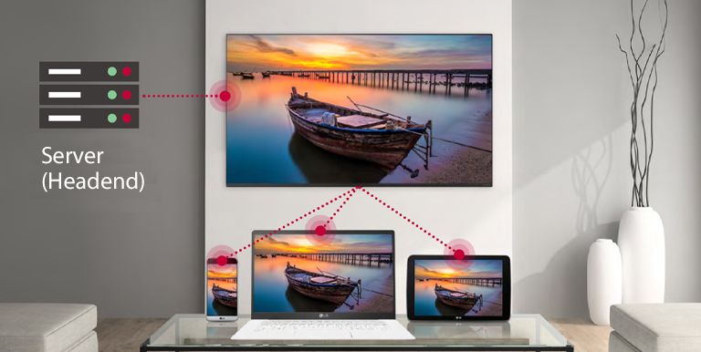 Der Fernseher verfügt über SoftAP, eine „virtuelle“ WLAN-Funktion für andere Fernseher.