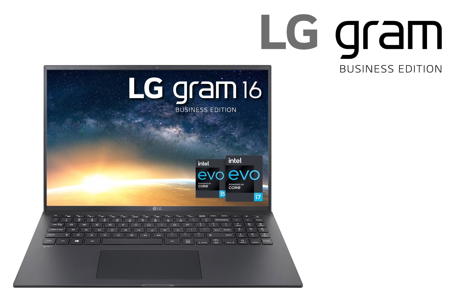 LG Business Edition - 16" Ultraleichtes Notebook mit  Intel® Core™ Prozessor der 11. Generation und 80-WH-Akku, 16Z90P-G.AP55G