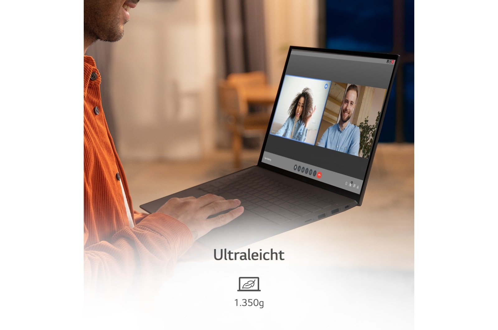 LG 17'' Notebook mit Windows 11 Pro | Intel® Core™ i7 Prozessor | 16GB LPDDR5 RAM | 512GB SSD | 80-WH-Akku | 17Z90Q-G.AP75G, 17Z90Q-G.AP75G