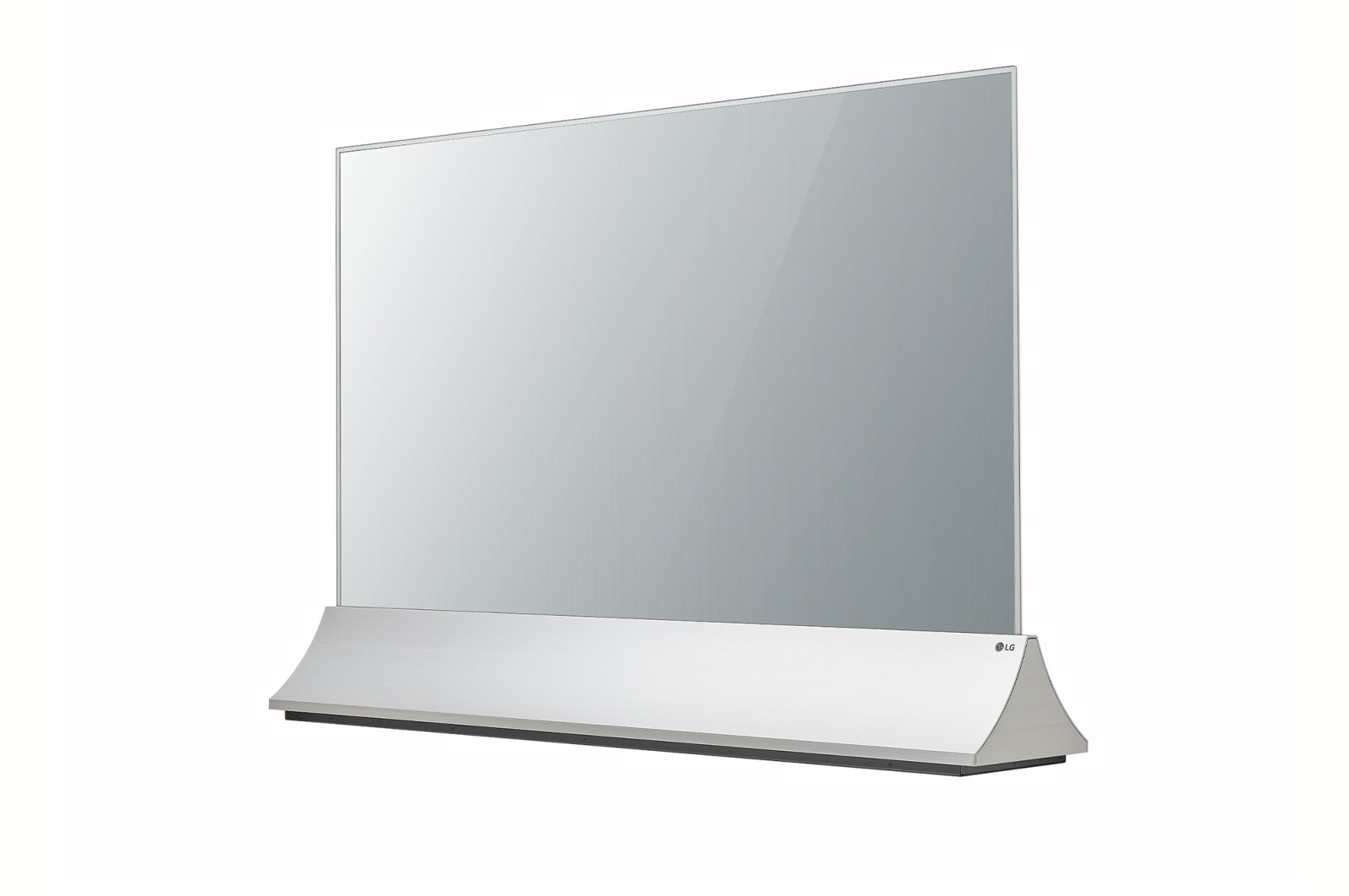 LG Transparente OLED Signage mit Standfuß, 55EW5PG-S