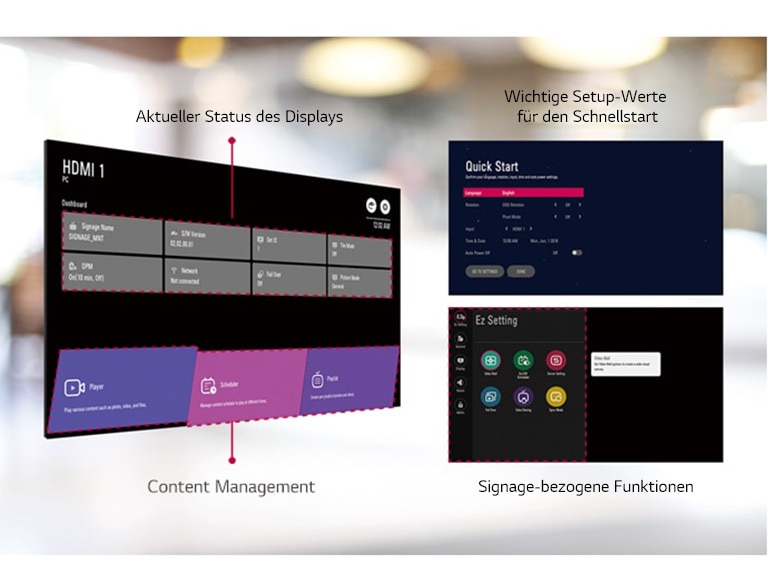 Mit der intuitiven GUI können mehrere Aufgaben gleichzeitig erledigt werden.