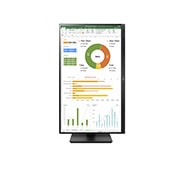 LG 24 Zoll IPS Monitor mit Full HD-Auflösung und Farbkalibrierung, 24BN650Y-B