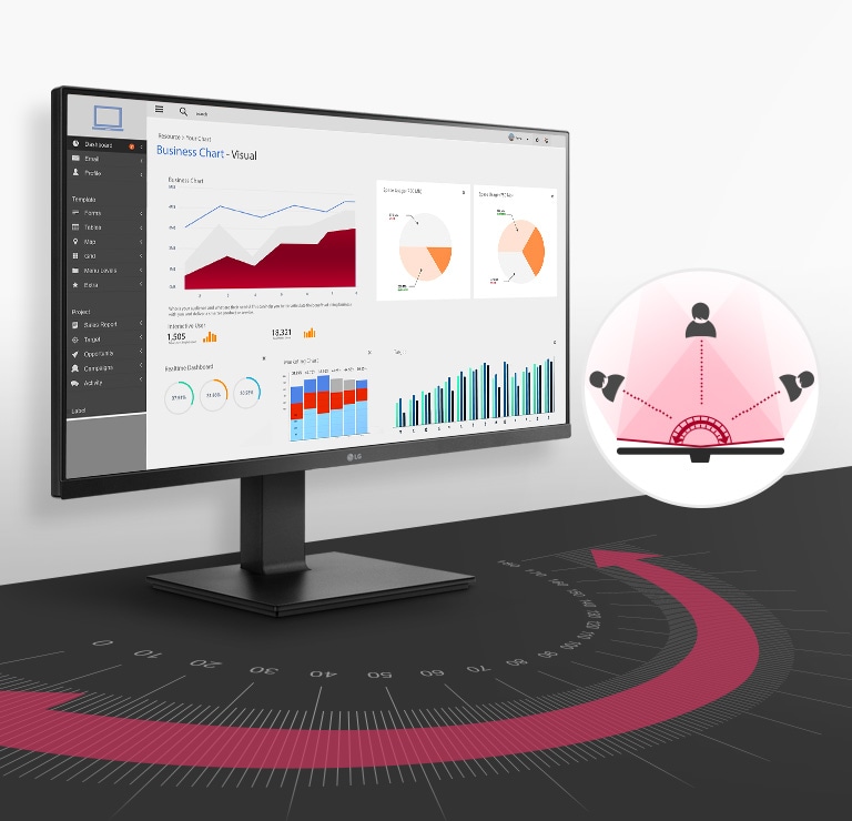 Full-HD-IPS-Display mit großem Betrachtungswinkel