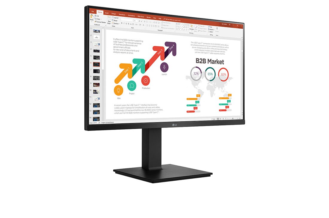 LG 27-Zoll (1920x1080) IPS Monitor mit Full HD, 27BP450Y-B